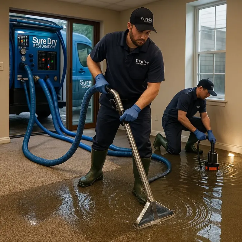 Water Extraction and Removal process in Peachtree City, GA